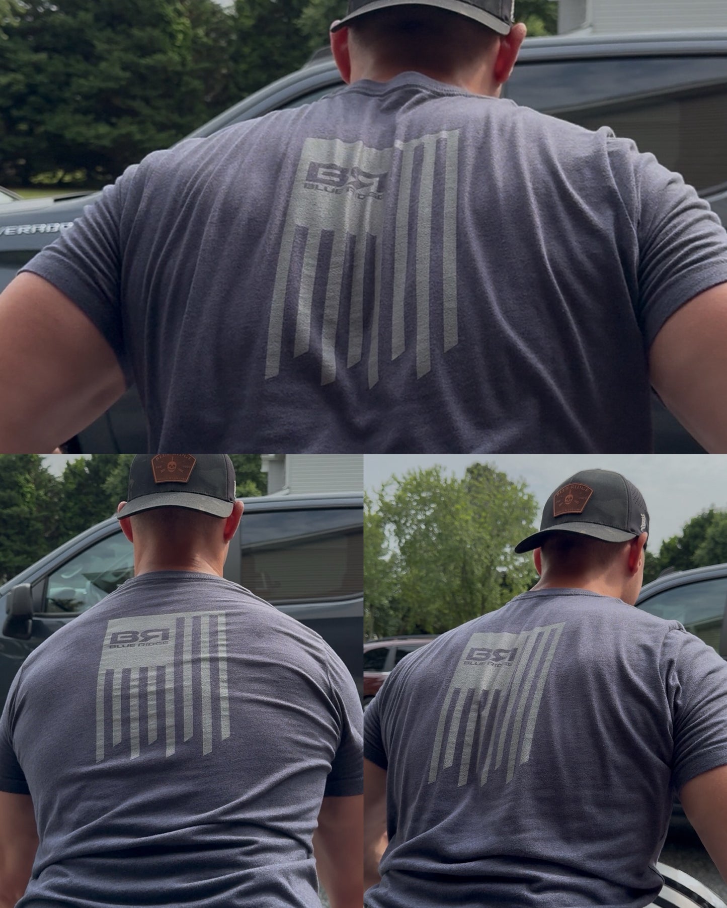 BRCC Flag (Grey) - Unisex t-shirt