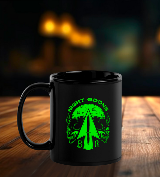 Night Goons Black Glossy Mug