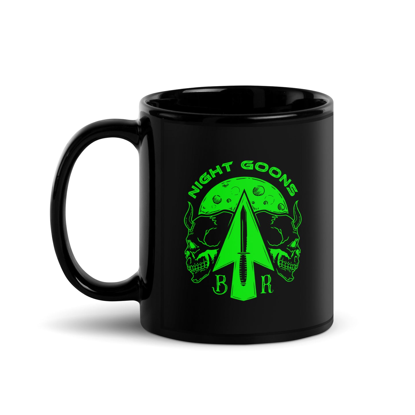 Night Goons Black Glossy Mug