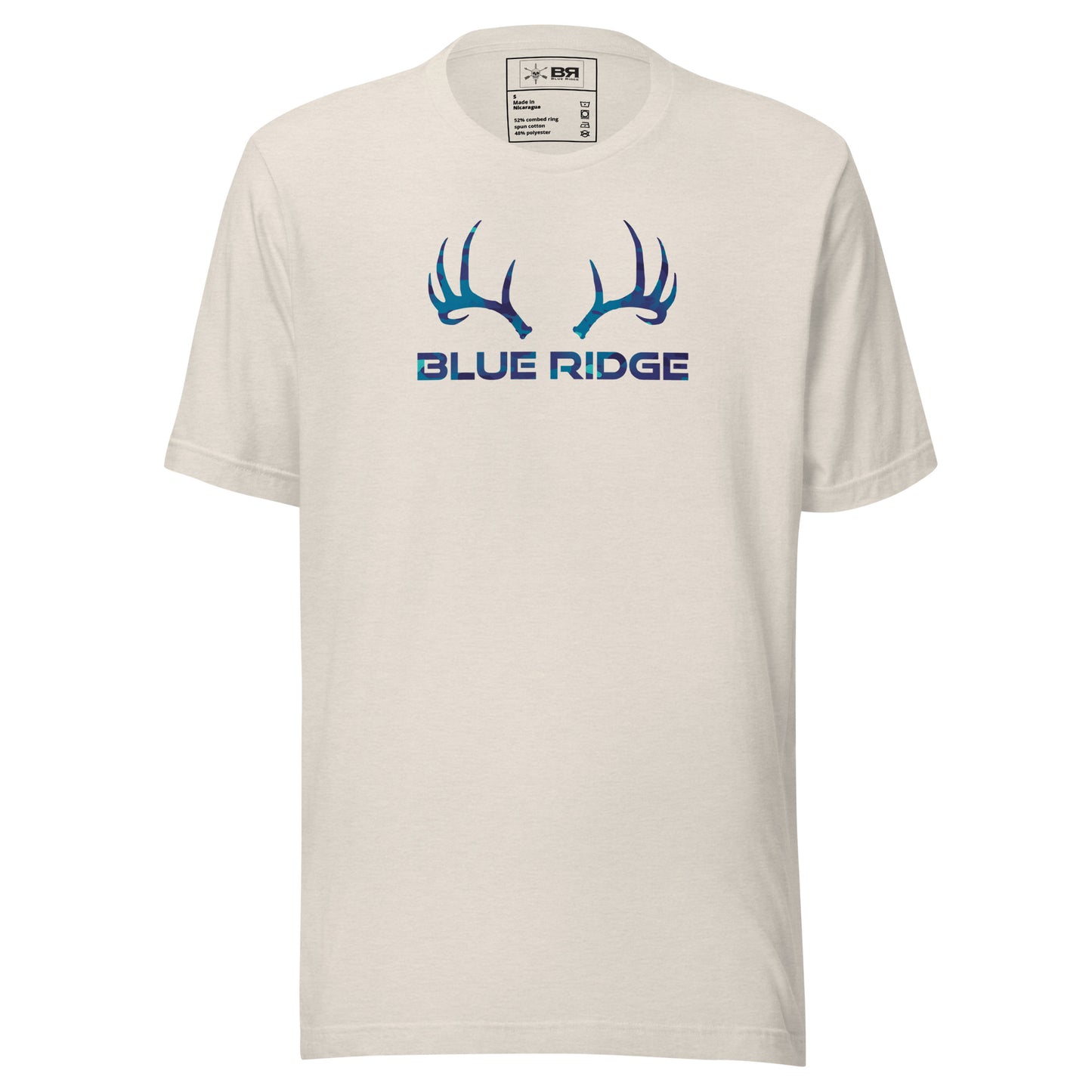 Antlers (Blue Multicam) - Unisex t-shirt